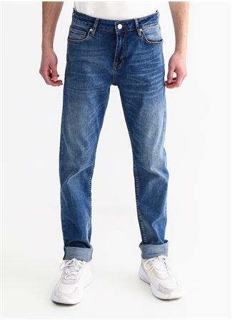 Aeropostale Normal Bel Düz Paça Slim Fit Açık İndigo Erkek Denim Pantolon E-SEVEN_2