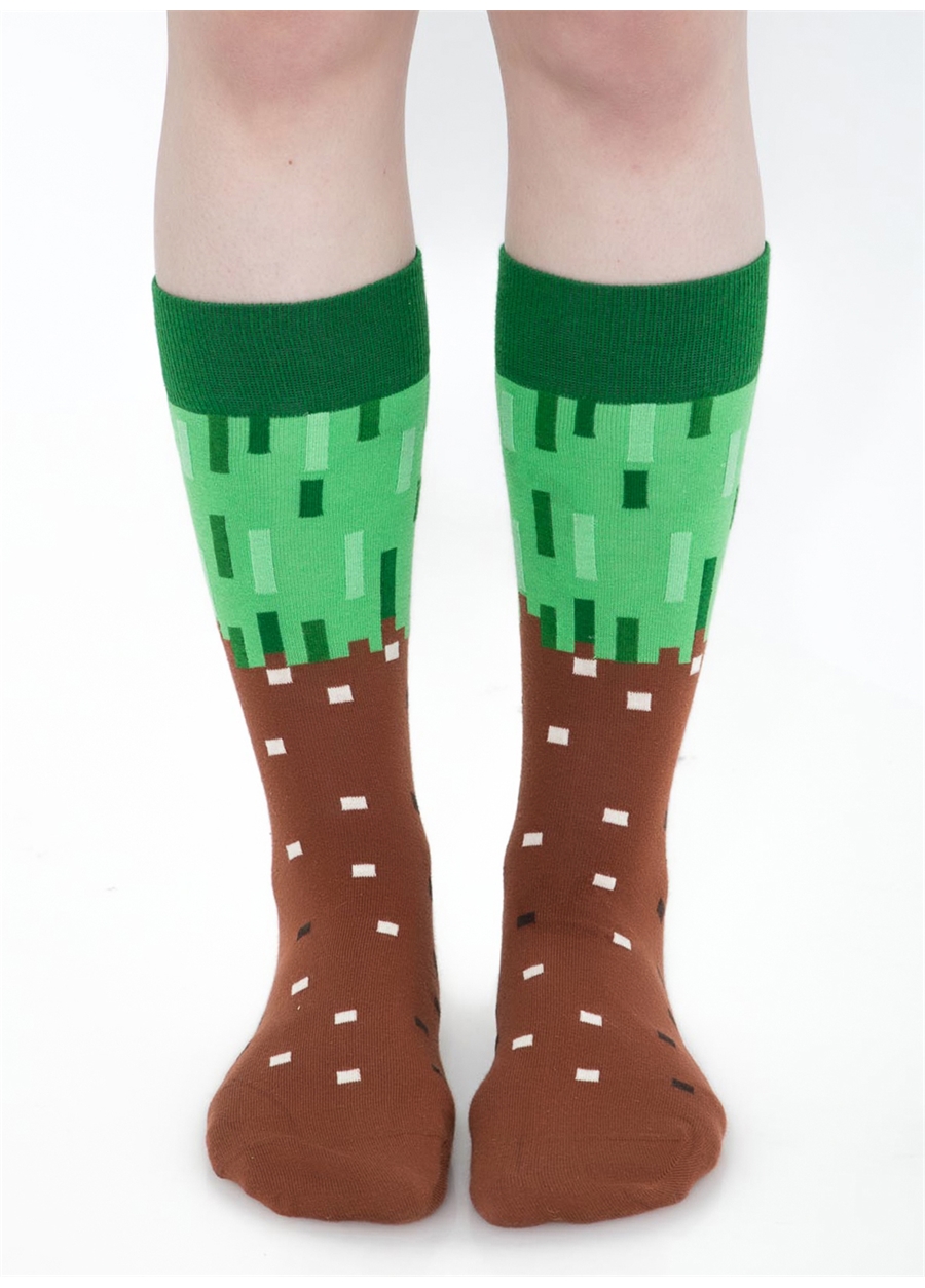 Cozzy Socks Yeşil Melanj Erkek Çorap CZY1006