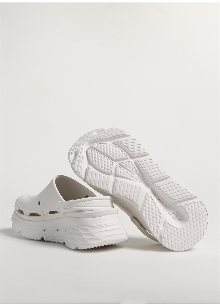 Skechers Beyaz Kadın Sandalet 111127 WHT MAX CUSHIONING FOAMIES_3