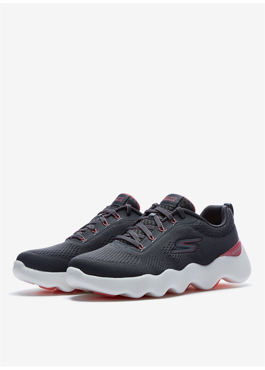 Skechers Gri - Pembe Kadın Koşu Ayakkabısı 124903 GYPK GO WALK MASSAGE FİT_2