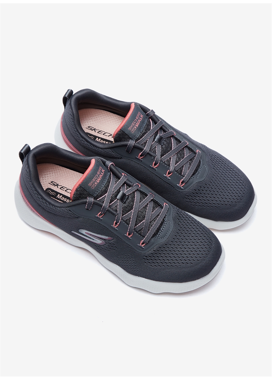 Skechers Gri - Pembe Kadın Koşu Ayakkabısı 124903 GYPK GO WALK MASSAGE FİT_5