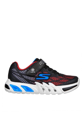 Skechers Siyah - Kırmızı - Mavi Erkek Çocuk Yürüyüş Ayakkabısı 400137L BKRB FLEX-GLOW ELITE - VORL_4