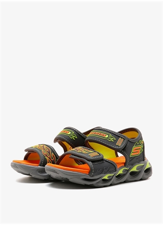 Skechers Gri - Açık Yeşil Erkek Çocuk Sandalet 400109L CCLM THERMO-SPLASH_2