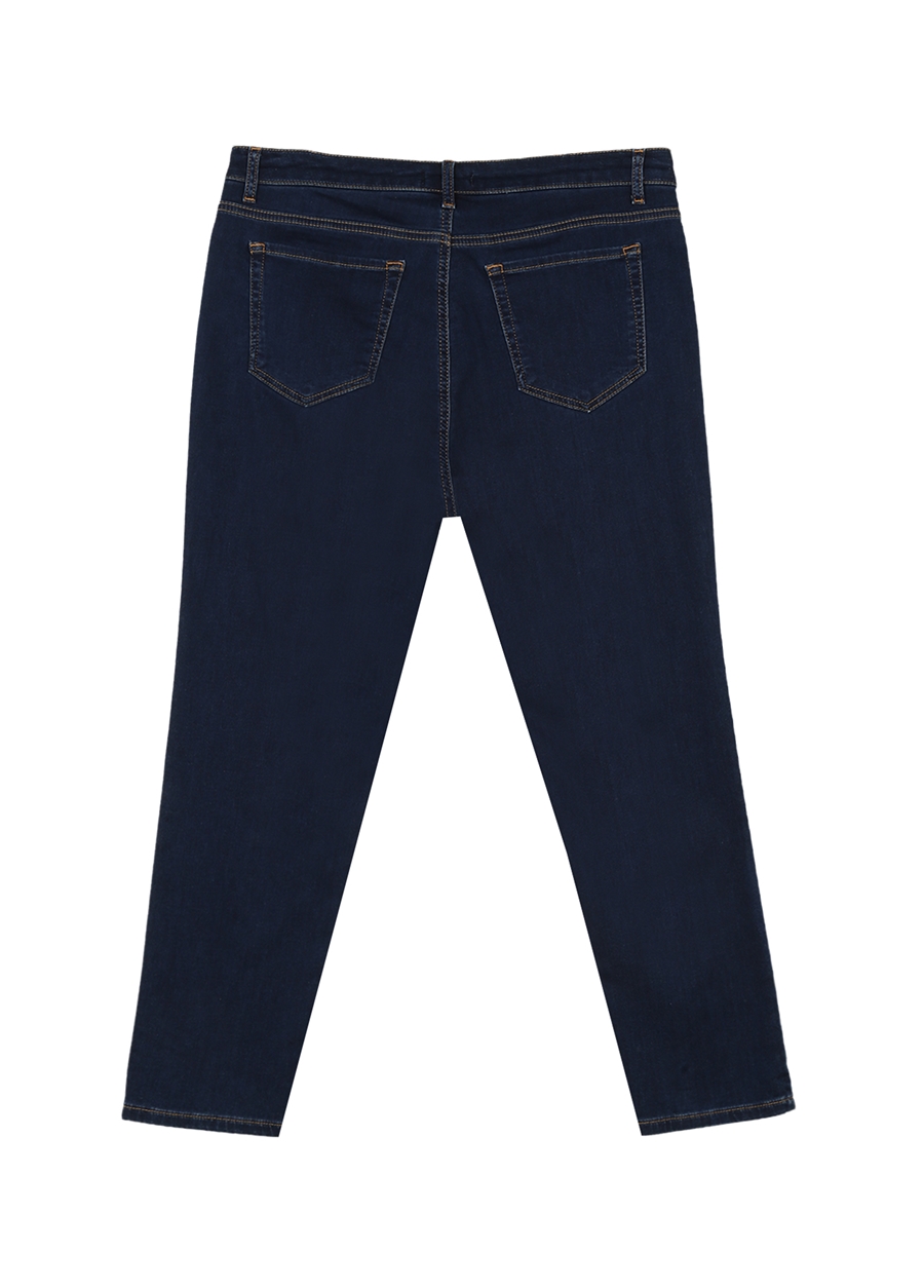 Faik Sönmez İndigo Slim Fit Super Comfort Örme Denim Pantolon 00086_1