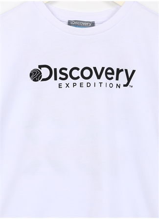 Discovery Expedition Beyaz Erkek Çocuk Bisiklet Yaka Kısa Kollu Baskılı T-Shirt PERU BOY_2