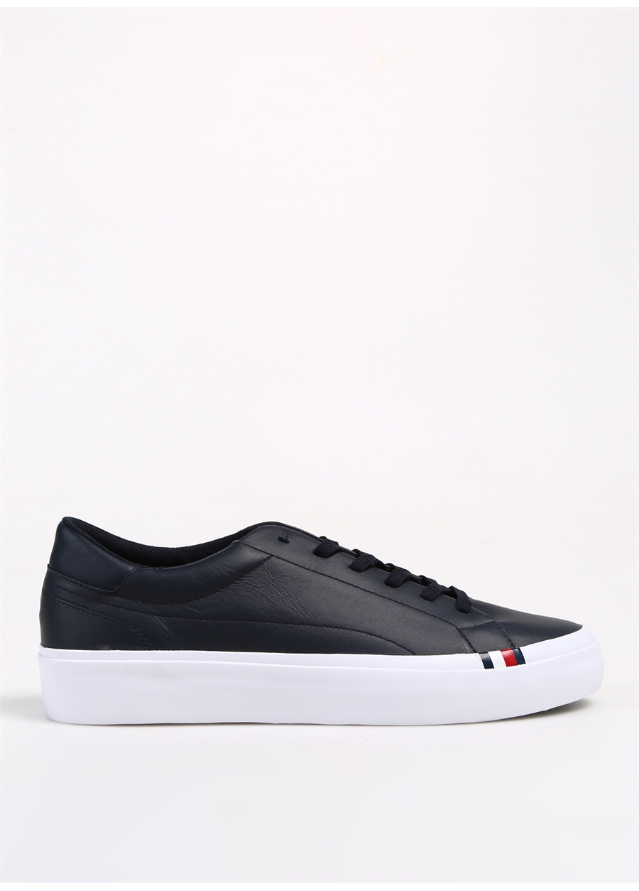 Tommy Hilfiger Mavi Erkek Deri Sneaker FM0FM04418DW5