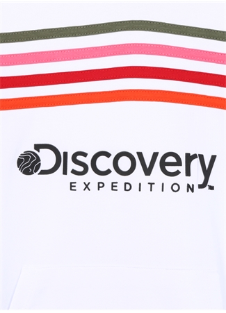 Discovery Expedition Baskılı Kız Çocuk Beyaz Sweatshırt SHINE GIRL_2