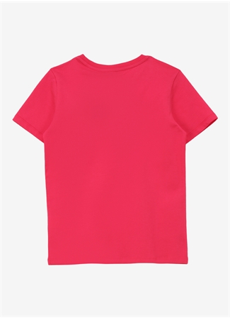 Discovery Expedition Pembe Kız Çocuk Bisiklet Yaka Kısa Kollu Baskılı T-Shirt ROGERS GIRL_1