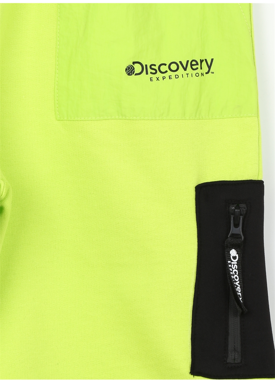 Discovery Expedition Lastikli Bel Standart Neon Yeşil Erkek Çocuk Şort SEBASTIAN BOY_2