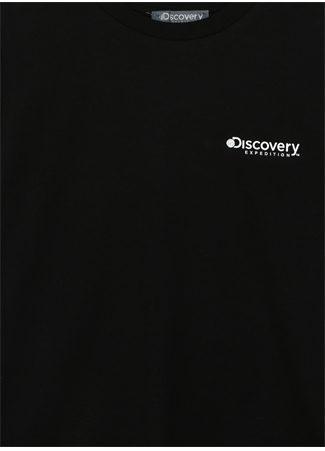 Discovery Expedition Siyah Erkek Çocuk Bisiklet Yaka Kısa Kollu Baskılı T-Shirt SAWA BOY_2