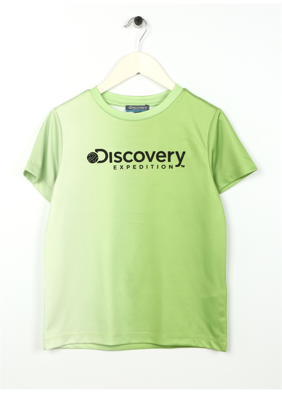 Discovery Expedition Beyaz Erkek Çocuk Bisiklet Yaka Kısa Kollu Baskılı T-Shirt ZEN BOY_0