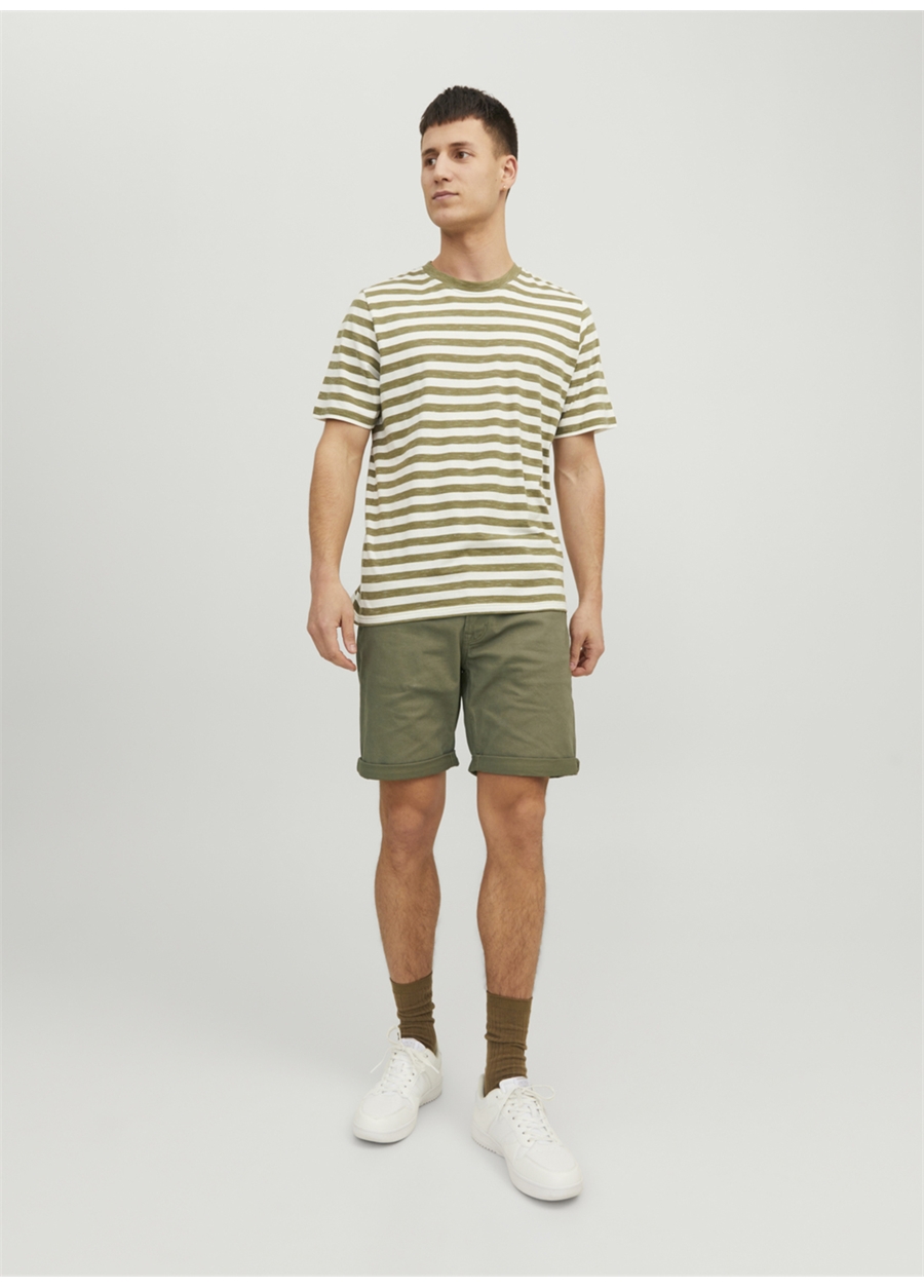 Jack & Jones Dar Açık Yeşil Erkek Şort JPSTRICK ORIGINAL SHORT