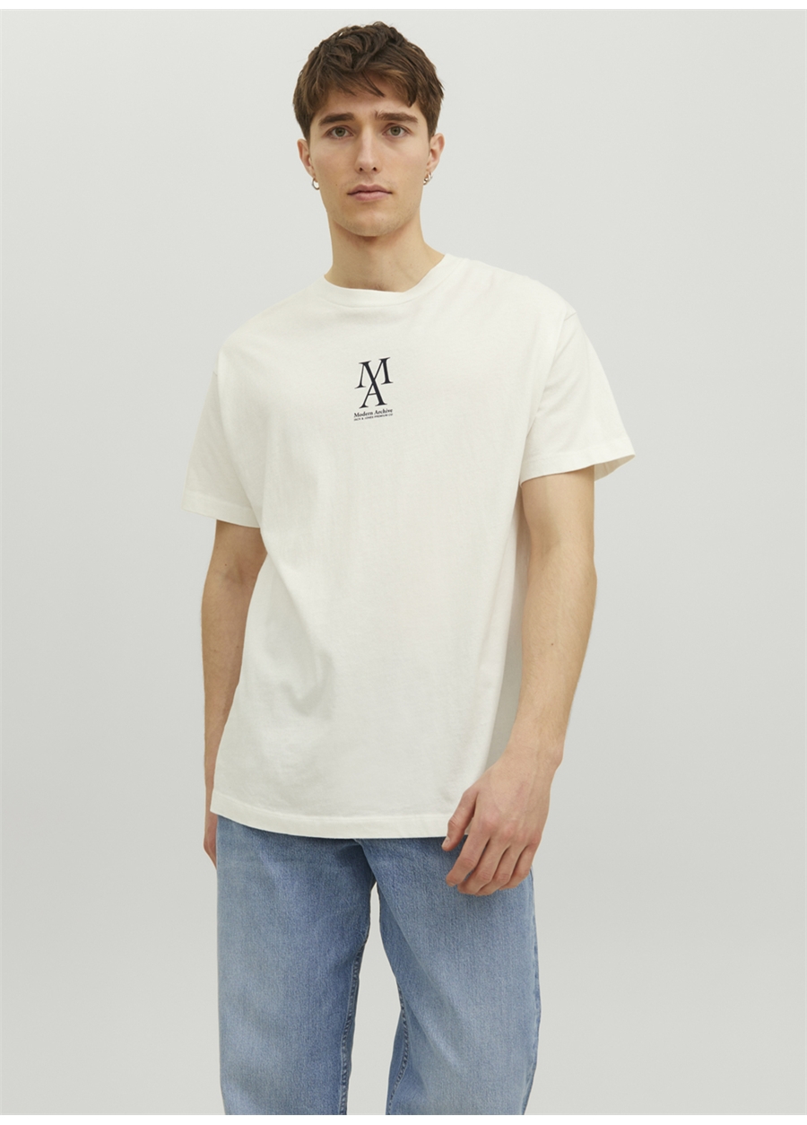 Louis Vuitton Bisiklet Yaka Beyaz T-Shirt