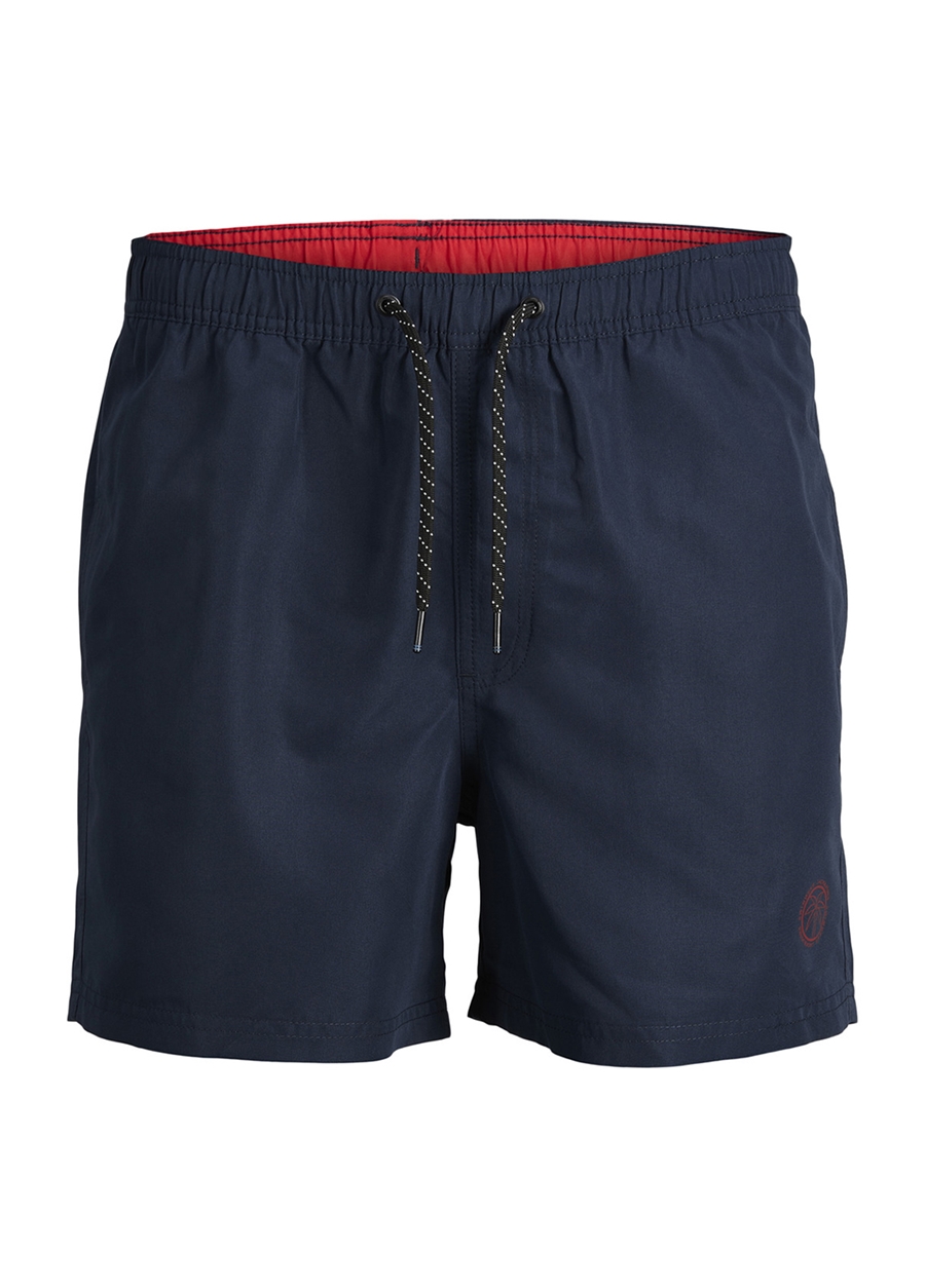 Jack & Jones Dar Lacivert Erkek Şort JPSTFIJI JJSWIM SOLID SN LY