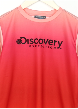 Discovery Expedition Baskılı Pembe - Turuncu Kız Çocuk T-Shirt DEGRA GIRL_2