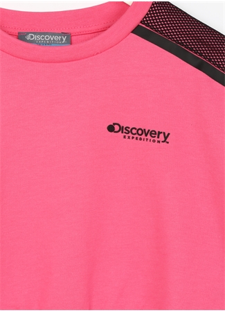 Discovery Expedition Baskılı Kız Çocuk Pembe Sweatshırt TAURIEL GIRL_2