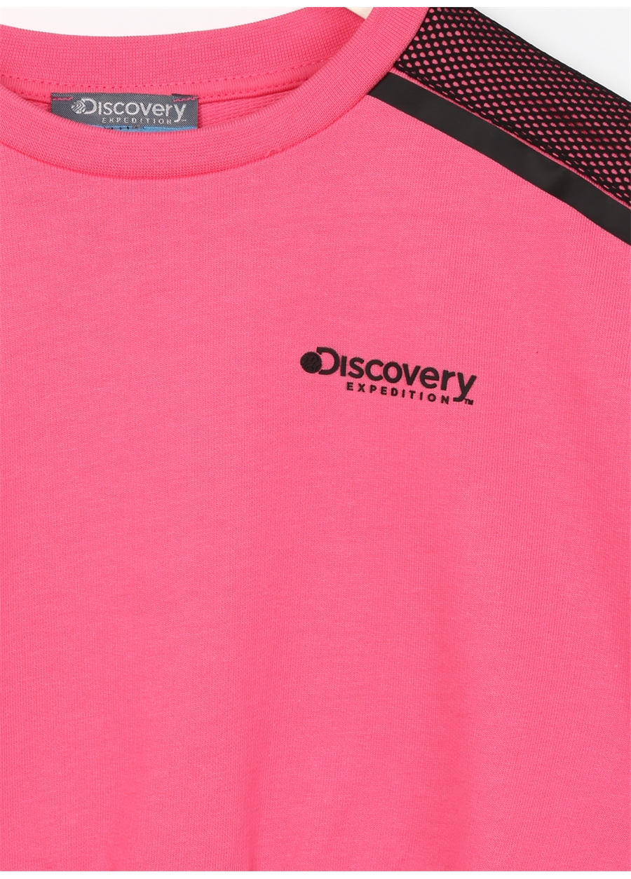 Discovery Expedition Baskılı Kız Çocuk Pembe Sweatshırt TAURIEL GIRL_2