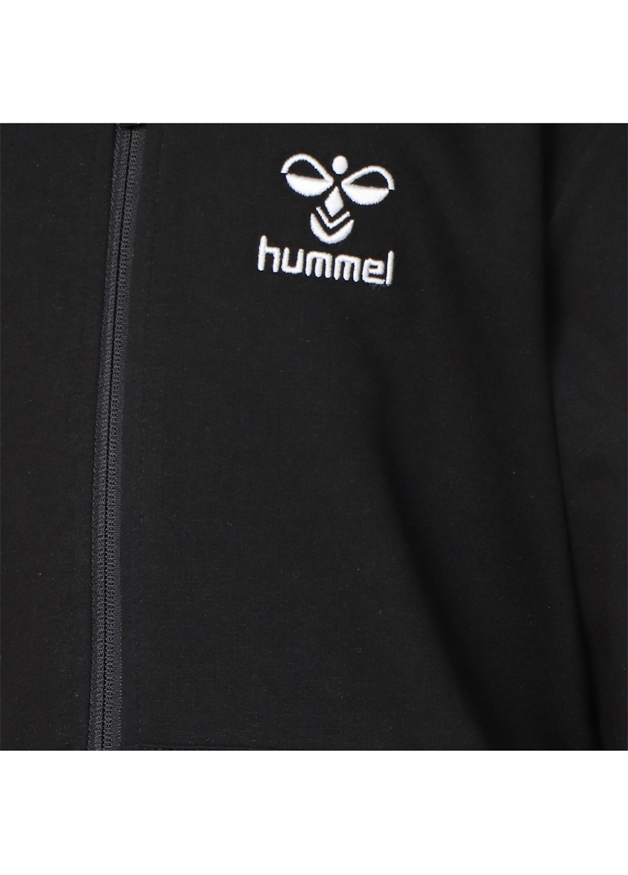 Hummel Siyah Erkek Çocuk Kapüşonlu Uzun Kollu Regular Fit Baskılı Sweatshirt 921599-2001 HMLFELISIAS ZIP HOODIE_2