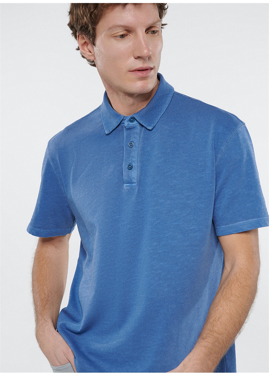 Mavi Polo Yaka Düz Lacivert Erkek T-Shirt M0611325-70719_POLO TİŞÖRT
