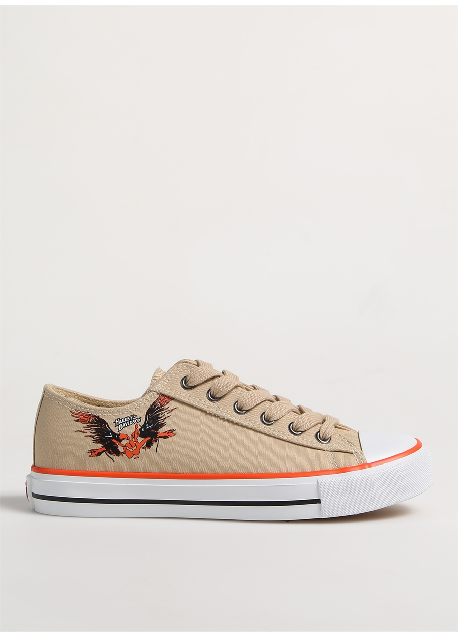 Harley Davidson Bej Kadın Sneaker PEORIA