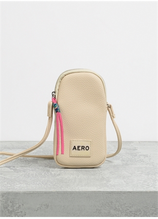 Aeropostale Ekru 10X18x2 Kadın Telefon Çantası FLOTER-SARRAZ