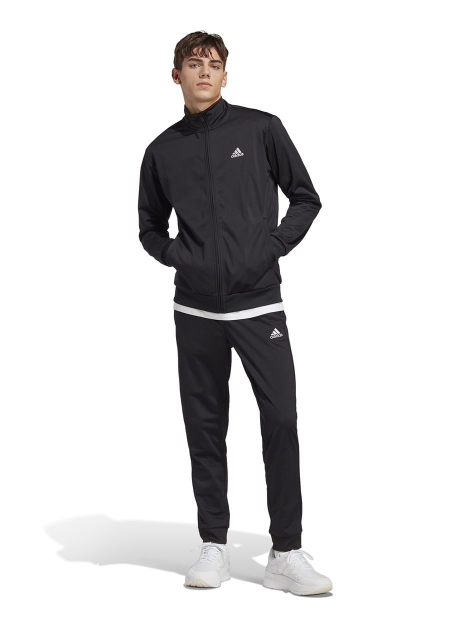 Adidas Düz Siyah Erkek Sweat Takım IC6775 M LIN TR TT TS_1