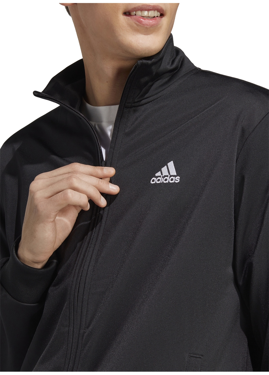 Adidas Düz Siyah Erkek Sweat Takım IC6775 M LIN TR TT TS_3