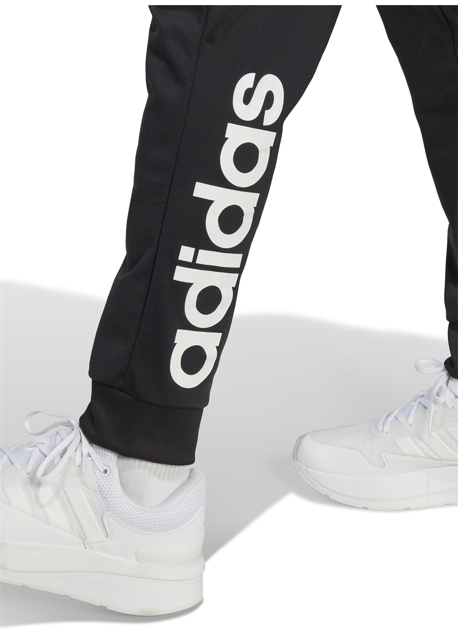 Adidas Düz Siyah Erkek Sweat Takım IC6775 M LIN TR TT TS_4