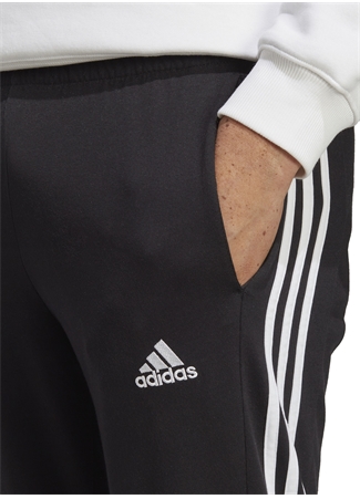 Adidas Dar Siyah - Beyaz Erkek Eşofman Altı IC0044 M 3S SJ TO PT_4