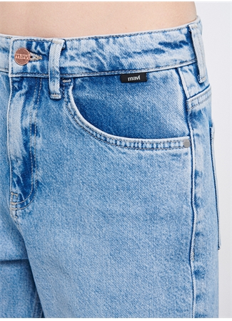 Mavi Açık Mavi Kadın Denim Pantolon M101047-83754-BARCELONA Lt ICON Str_4