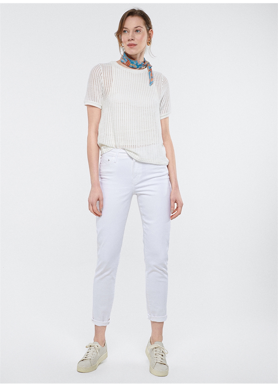 Mavi CINDY White Beyaz Kadın Denim Pantolon M100277-81362_0