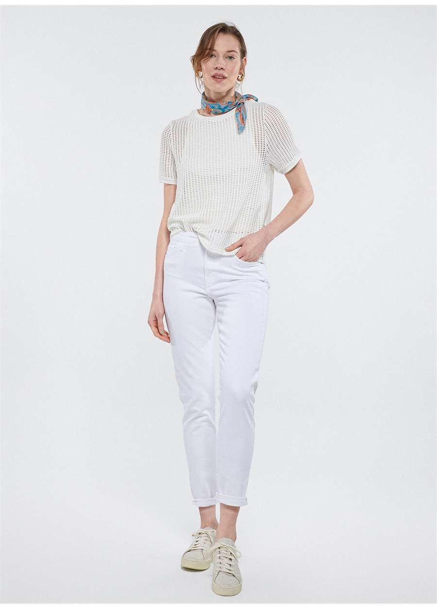 Mavi CINDY White Beyaz Kadın Denim Pantolon M100277-81362_1