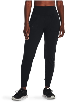 Under Armour 1375077-001 Motion Jogger Siyah Kadın Eşofman Altı_1