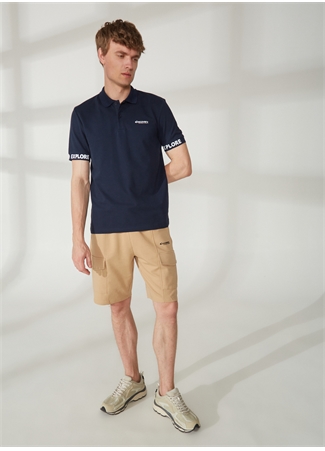 Discovery Expedition Polo Yaka Düz Lacivert Erkek T-Shirt DUK_1