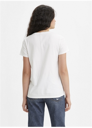 Levis Bisiklet Yaka Baskılı Çok Renkli Kadın T-Shirt A2086-0196 LSE THE PERFECT TEE MINI_2