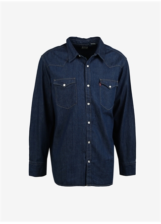 Levis Barstow Western Standard Mavi Erkek Denim Gömlek 85744-0000