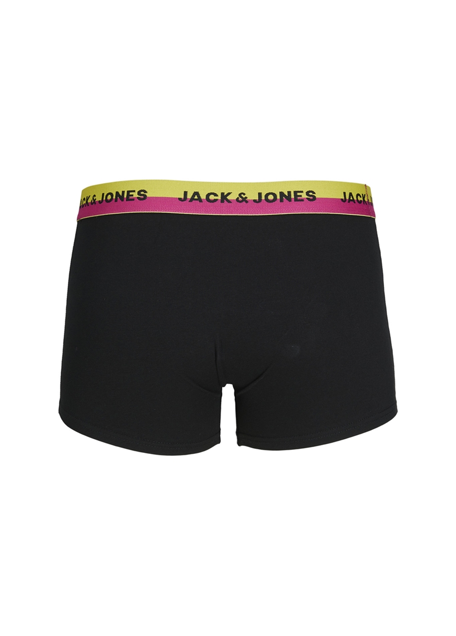Jack & Jones Siyah Erkek Boxer 12224874_JACCOLOR WB TRUNKS 5 PACK