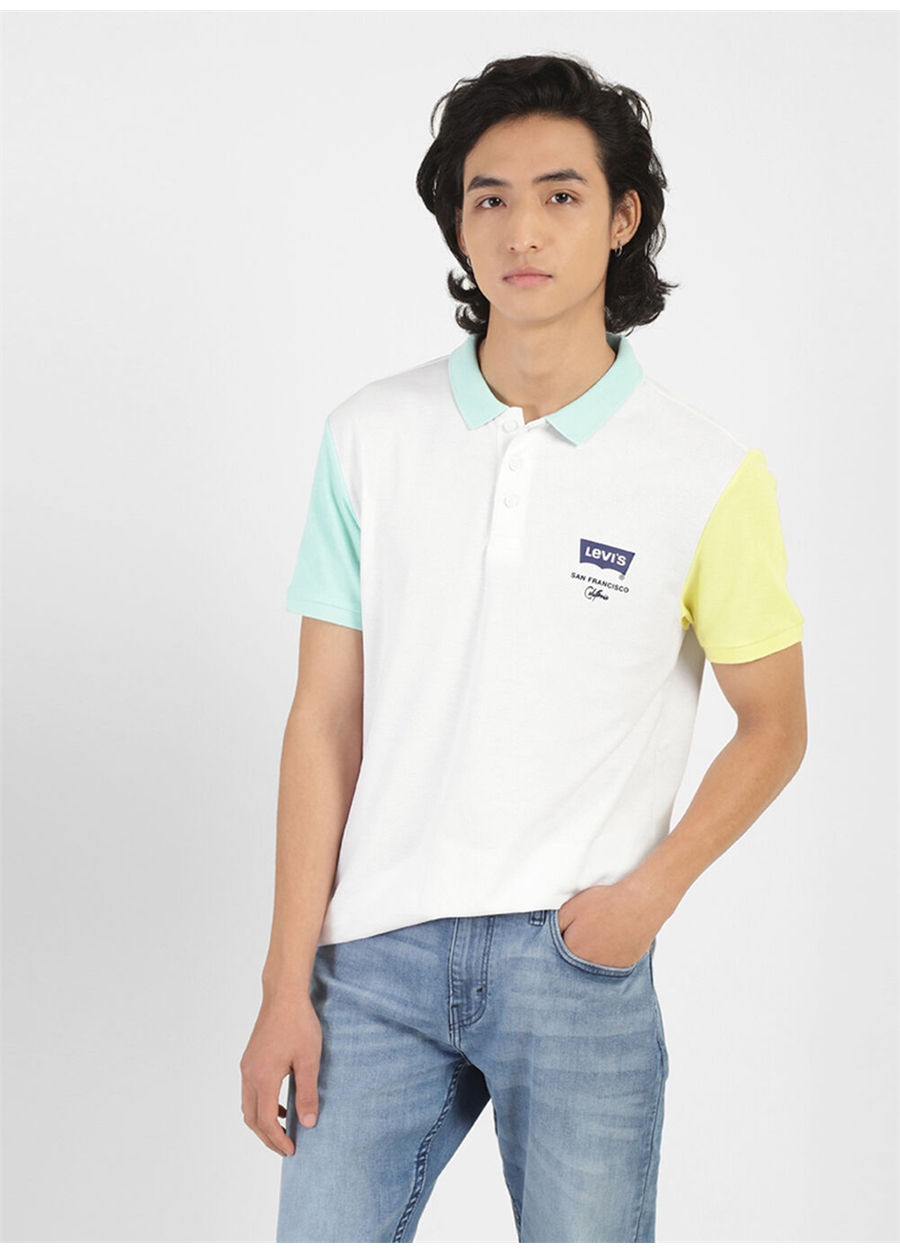 Levis Düz Beyaz Erkek Polo T-Shirt A1383-0072 BNG BASIC2 POLO SMU