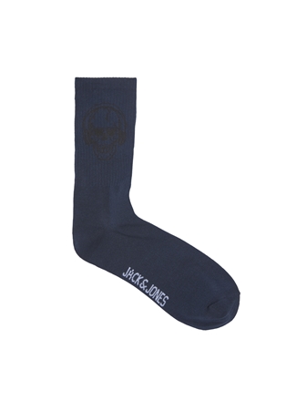 Jack & Jones Beyaz Erkek Çorap 12224920_JACSKULL SOCKS 5 PACK