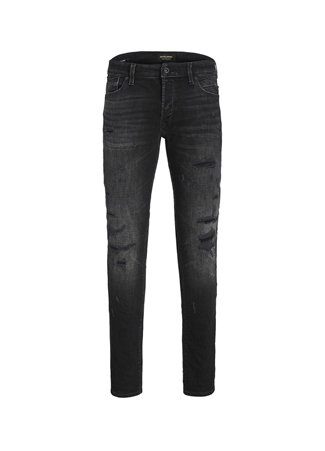 Jack & Jones 12219593_JJIGLENN JJBLAIR GE 802 NO Siyah Erkek Normal Bel Slim Fit Denim Pantolon_4