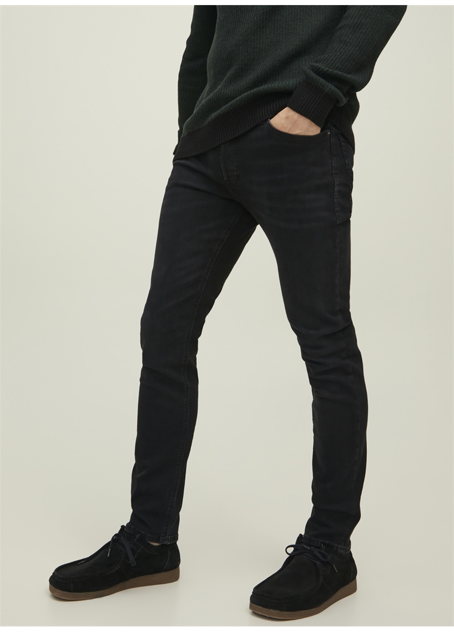 Jack & Jones 12202099_JJITIM JJORIGINAL CJ 789 N Siyah Erkek Normal Bel Slim Straight Denim Pantolon_4