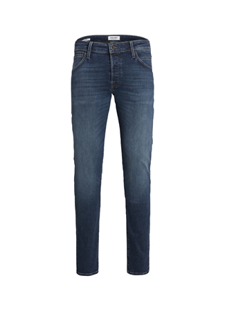 Jack & Jones 12223628_JJIGLENN JJIFOX JOS 547 50 Lacivert Erkek Düşük Bel Slim Fit Denim Pantolon_2