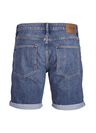 Jack & Jones 12236116_JJIRICK JJEVAN SHORTS AM 3 Mavi Erkek Normal Bel Normal Denim Şort_1