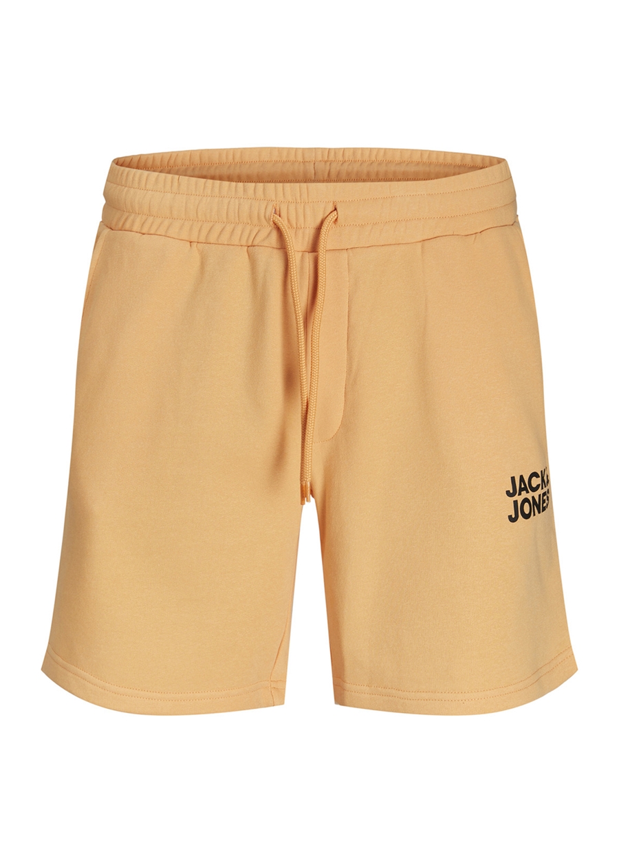 Jack & Jones Standart Turuncu Erkek Şort 12228920_JPSTNEWSOFT SWEAT SHORTS B