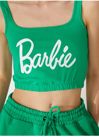 Barbie Yeşil Kadın Baskılı Bralet Sütyen 23KB-01_6