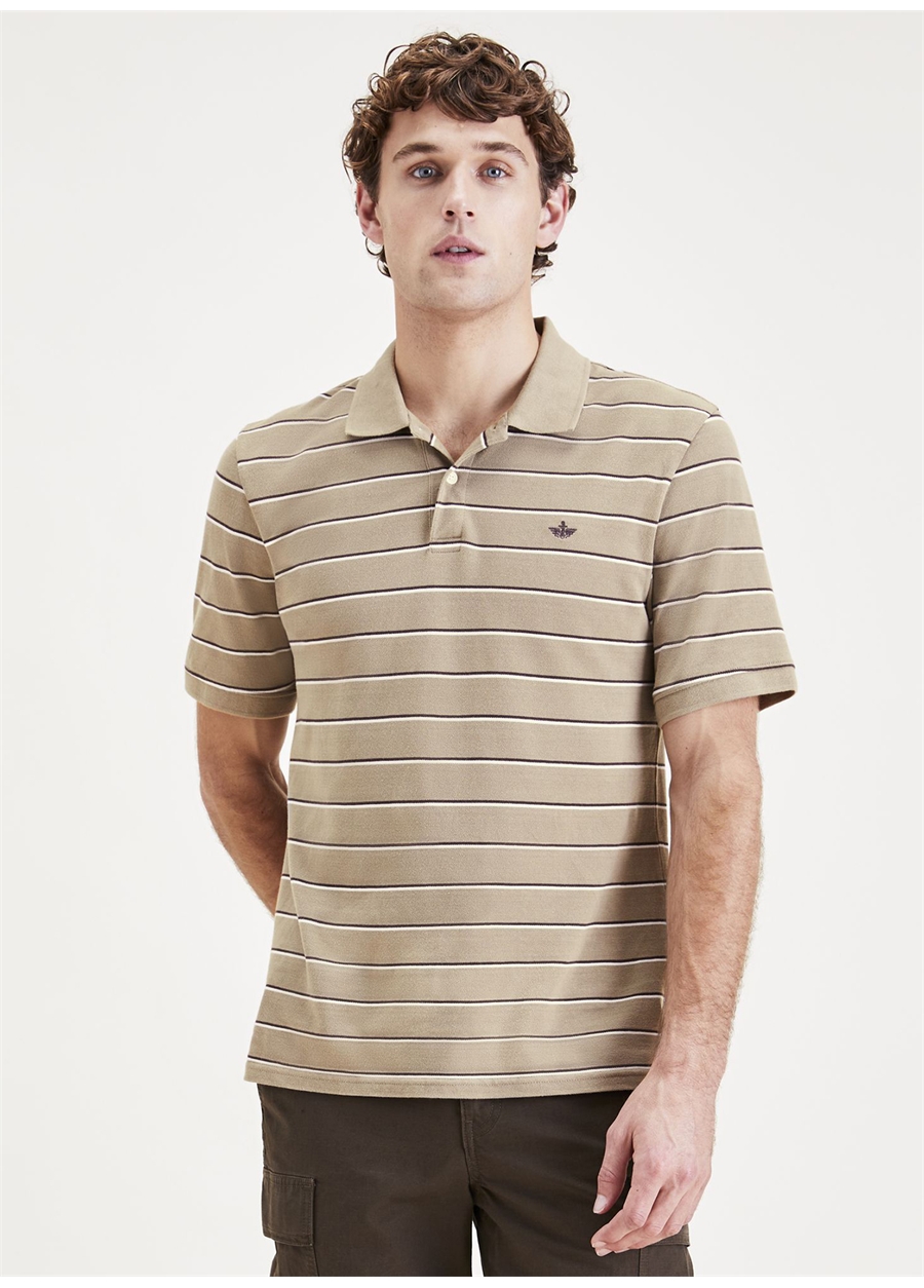 Dockers Polo Yaka Gümüş Erkek T-Shirt A1159-0042_0