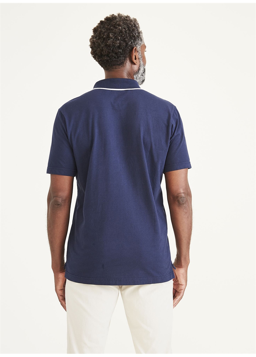 Dockers Bisiklet Yaka Lacivert Erkek T-Shirt A3027-0007_1