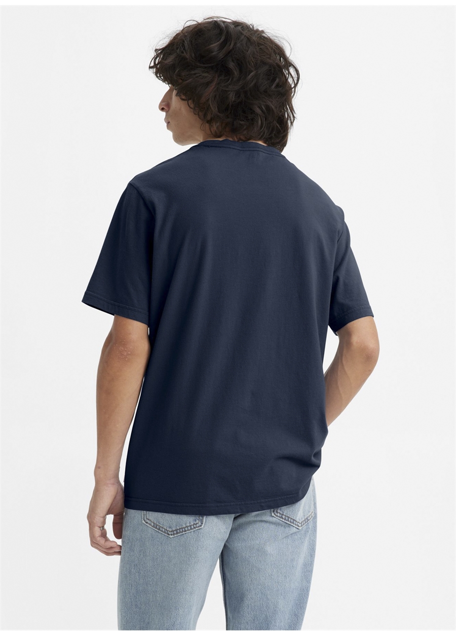 Levis Bisiklet Yaka Baskılı Mavi Erkek T-Shirt A2823-0187 LSE GRAPHIC CREWNECK_1