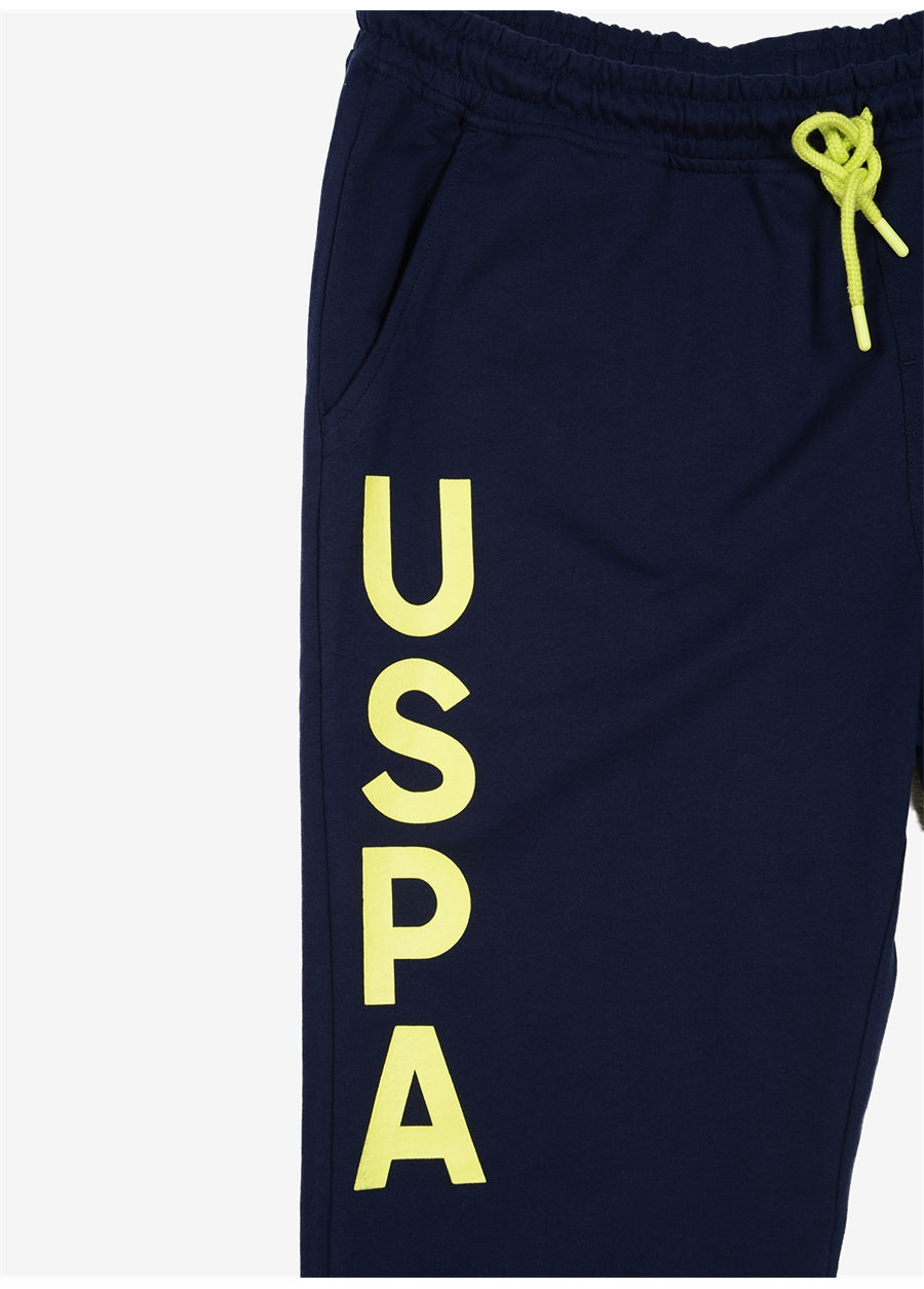 U.S. Polo Assn. Normal Bel Regular Fit Lacivert Erkek Eşofman Altı BAMATAX_2