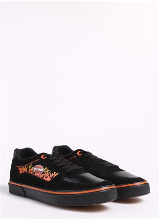 Harley Davidson Siyah Erkek Deri Sneaker PROVIDENCE_1